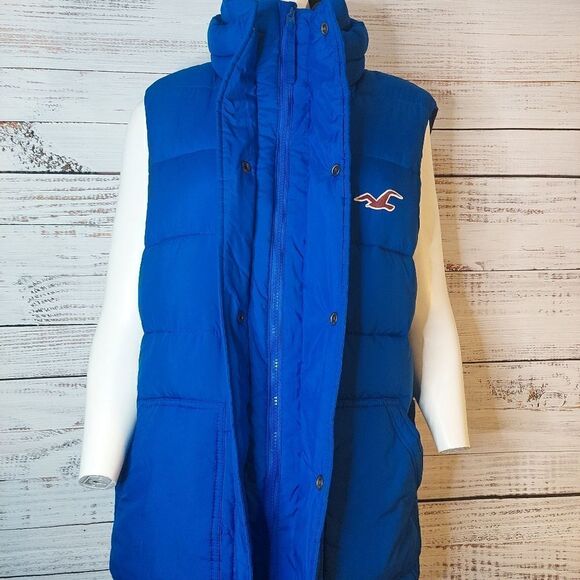 Men's  sz Large Hollister Body Warmer Puffer Vest. - Picture 7 of 14